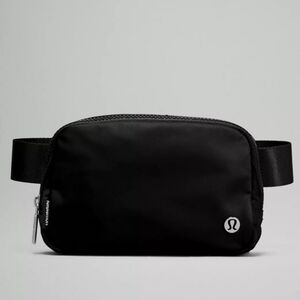 Lululemon Everywhere Belt Bag Black with Silver Hardware NWT in BAG LU9AX2S